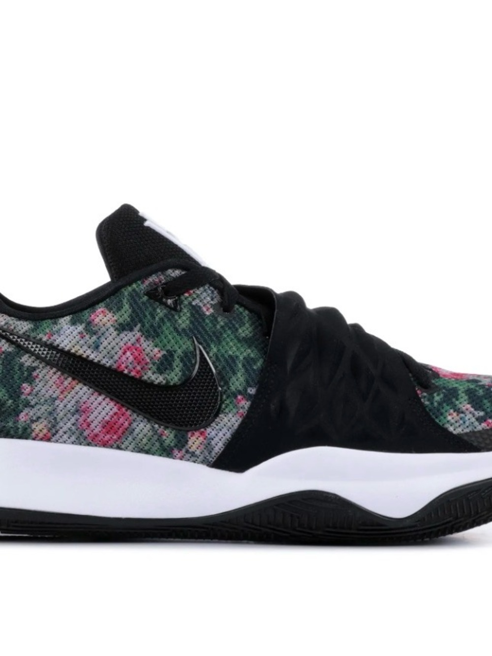 Nike Women's Black Knit Sneaker kyrie Floral Print